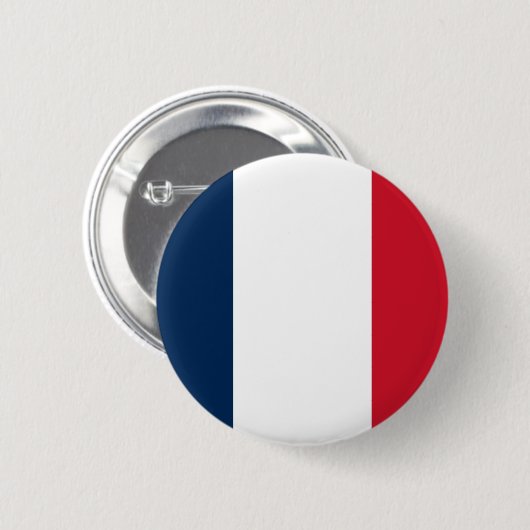 Vlag van Frankrijk Ronde Button 5,7 Cm (Voorkant /achterkant)