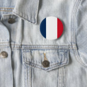 Vlag van Frankrijk Ronde Button 5,7 Cm (In situ)