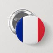 Vlag van Frankrijk Ronde Button 5,7 Cm (Voorkant /achterkant)