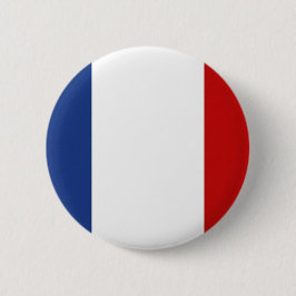 Vlag van Frankrijk Ronde Button 5,7 Cm