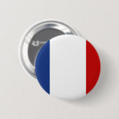 Vlag van Frankrijk Ronde Button 5,7 Cm (Voorkant /achterkant)