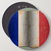 Vlag van Frankrijk Ronde Button 6,0 Cm (Voorkant /achterkant)