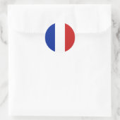 Vlag van Frankrijk Ronde Sticker (Tas)