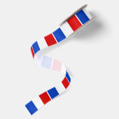 Vlag van Frankrijk Satijnen Lint (Achterkant)