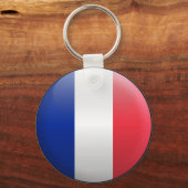 Vlag van Frankrijk Sleutelhanger (Voorkant)