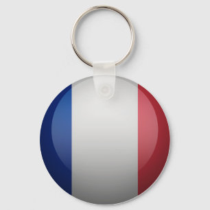 Vlag van Frankrijk Sleutelhanger