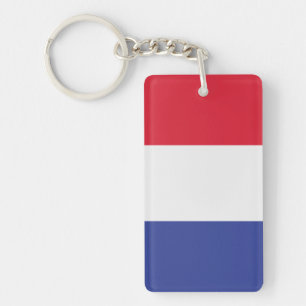 Vlag van Frankrijk Sleutelhanger