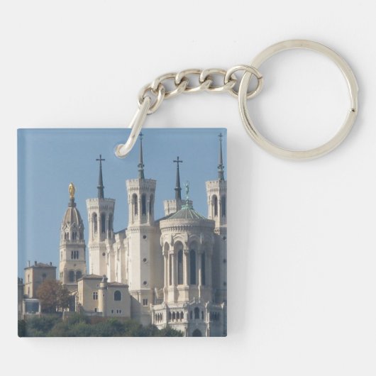 Vlag van Frankrijk Sleutelhanger (Achterkant)