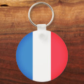 Vlag van Frankrijk Sleutelhanger (Voorkant)