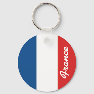 Vlag van Frankrijk Sleutelhanger