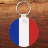 Vlag van Frankrijk Sleutelhanger (Achterkant)