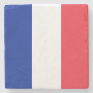Vlag van Frankrijk Stenen Onderzetter