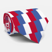 Vlag van Frankrijk Stropdas (Opgerold)