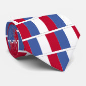 Vlag van Frankrijk stropdas (Opgerold)