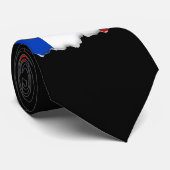 Vlag van Frankrijk Stropdas (Opgerold)