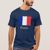 Vlag van Frankrijk T-shirt (Voorkant)