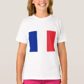 Vlag van Frankrijk T-shirt (Voorkant)