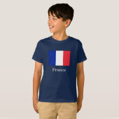 Vlag van Frankrijk T-shirt (Voorkant volledig)