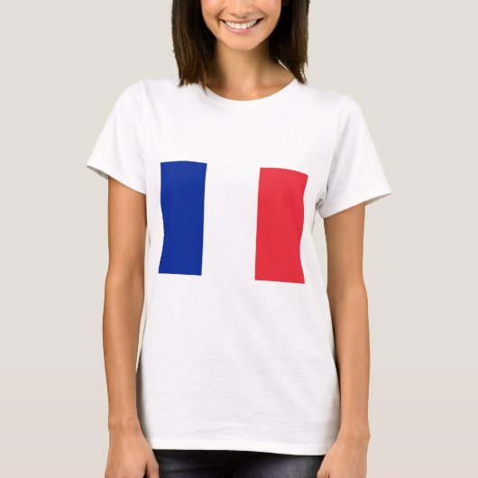Vlag van Frankrijk T-shirt (Voorkant)