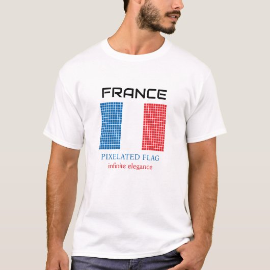 Vlag van Frankrijk T-shirt (Voorkant)