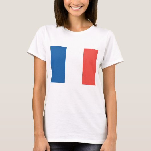 Vlag van Frankrijk T-shirt (Voorkant)