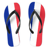 Vlag van Frankrijk Teenslippers (Voetbed)