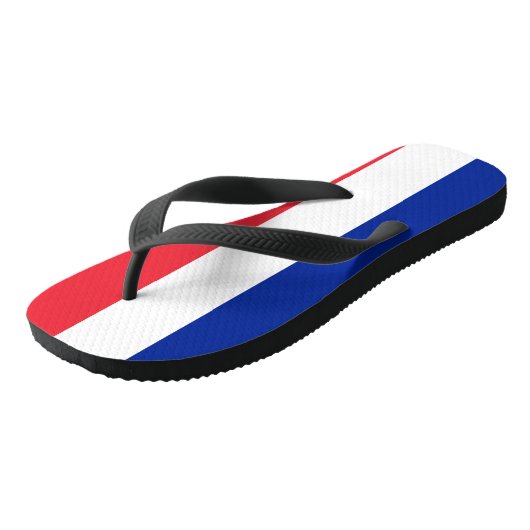 Vlag van Frankrijk Teenslippers (Schuin)