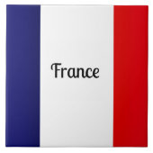 Vlag van Frankrijk Tegeltje (Voorkant)