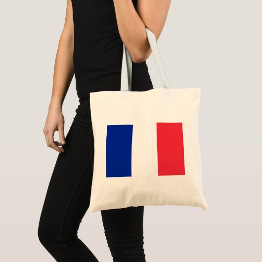 Vlag van Frankrijk Tote Bag (Voorkant (product))