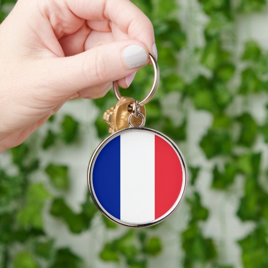 Vlag van Frankrijk, Tricolor National Flag Sleutelhanger (Hand)