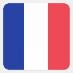 Vlag van Frankrijk Vierkante Sticker