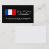 Vlag van Frankrijk Visitekaartje (Voorkant / Achterkant)