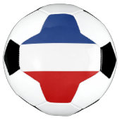 Vlag van Frankrijk Voetbal (Gedraaid)