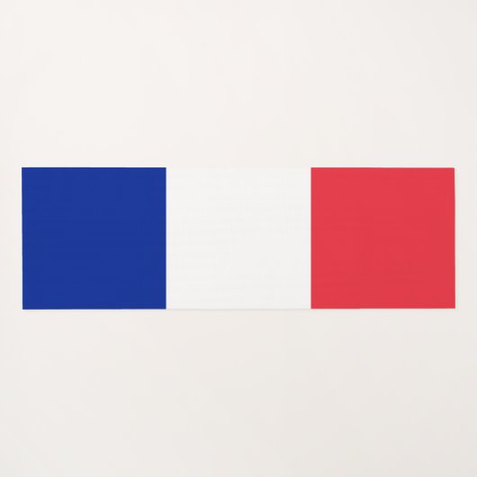 Vlag van Frankrijk Yogamat (Achterkant (horizontaal))