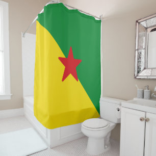 Vlag van Frans-Guyana Douchegordijn