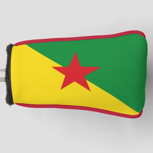 Vlag van Frans-Guyana Golfheadcover (Voorkant)