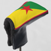 Vlag van Frans-Guyana Golfheadcover (3/4 voorkant)