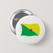 Vlag van Frans-Guyana knop Ronde Button 5,7 Cm (Voorkant /achterkant)