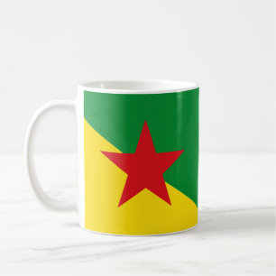 Vlag van Frans-Guyana Koffiemok