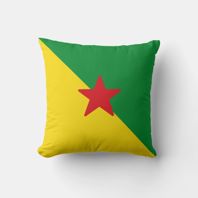 Vlag van Frans-Guyana Kussen (Voorkant)