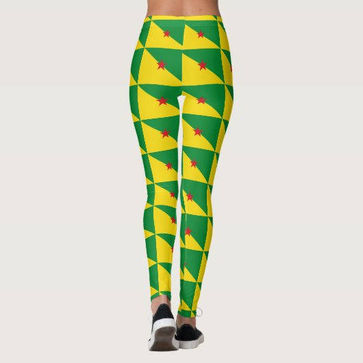 Vlag van Frans-Guyana Leggings (Achterkant)