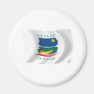 Vlag van Frans-Guyana magneet