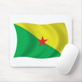 Vlag van Frans-Guyana Muismat (Met muis)