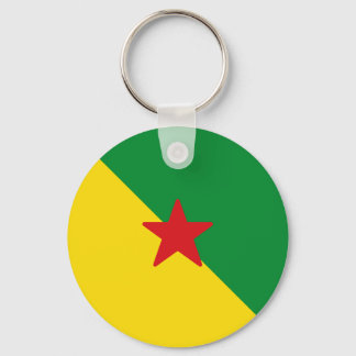 Vlag van Frans-Guyana Sleutelhanger