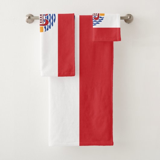Vlag van Frans-Polynesië Bad Handdoek (Insitu)