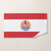 Vlag van Frans-Polynesië Bad Handdoek (Handdoek)