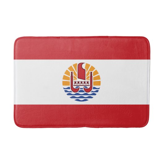 Vlag van Frans-Polynesië Badmat (Voorkant)