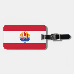 Vlag van Frans-Polynesië Bagagelabel