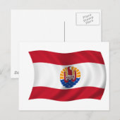 Vlag van Frans-Polynesië Briefkaart (Voorkant / Achterkant)