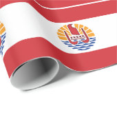 Vlag van Frans-Polynesië Cadeaupapier (Rol Hoek)